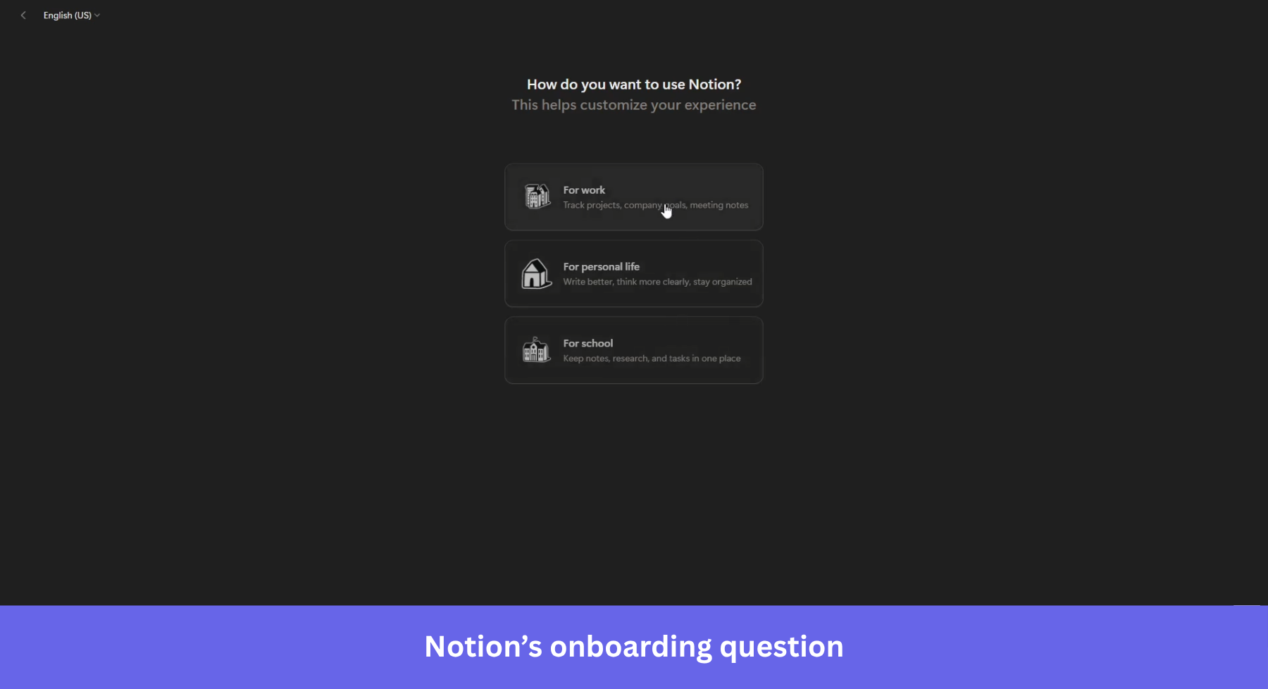 Notion for marketing.