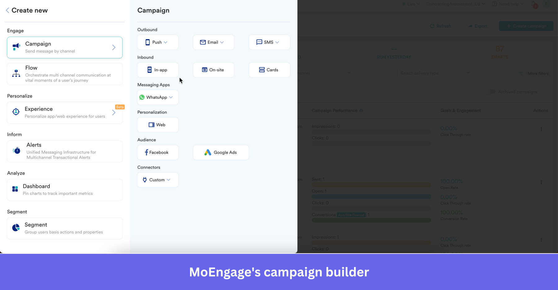 Choosing campaign to trigger for active app users in MpEngage.