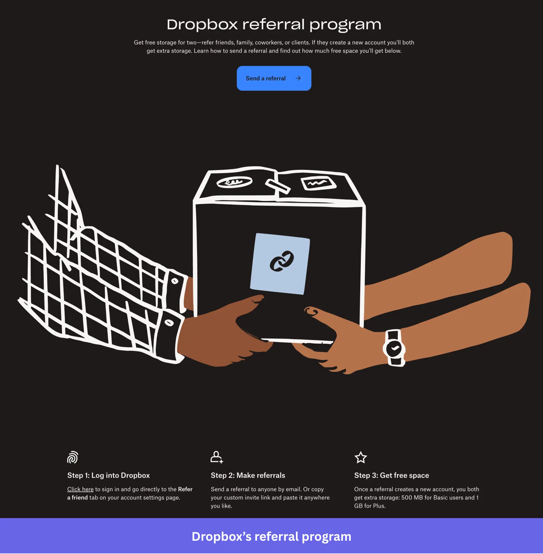 Dropbox referral
