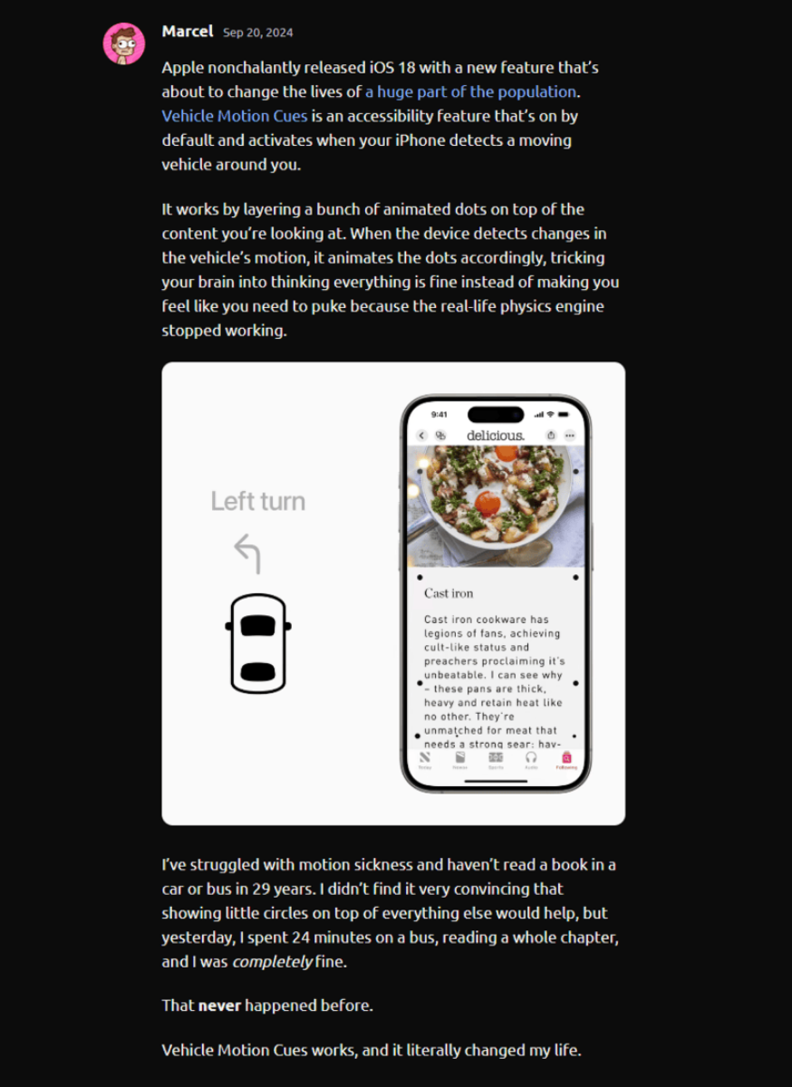 Marcel, the author at marcel.io feedback