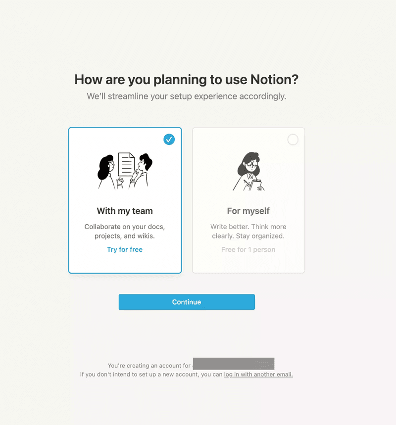 Give users a choice - let them define their journey