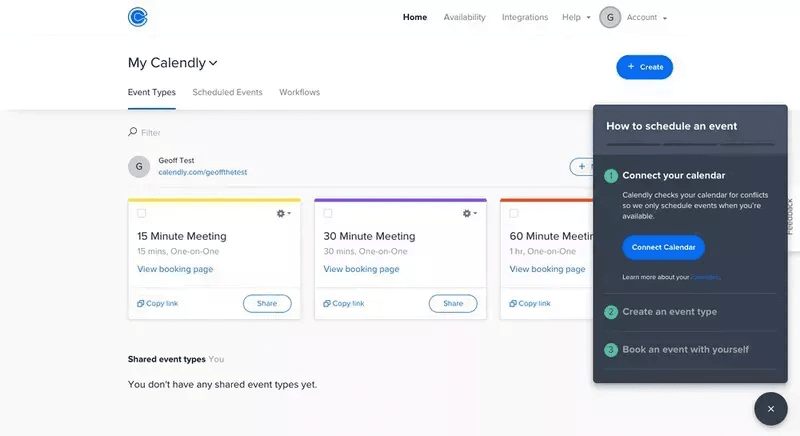 Simple is best when it comes to welcome screens