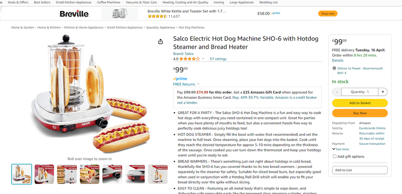 Amazon conversion path