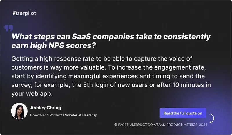 Ashley Chang on how to improve NPS scores