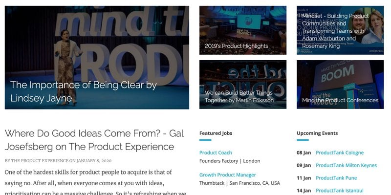 mind the product blog