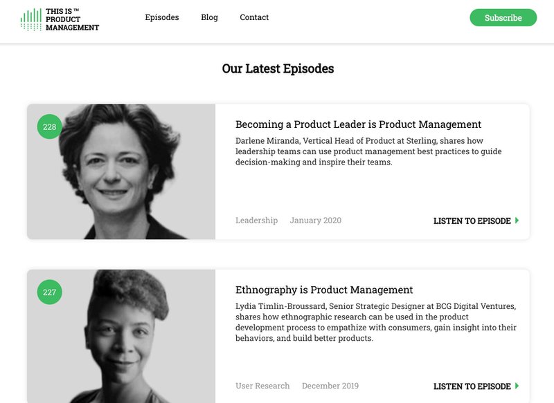 this is product management podcast