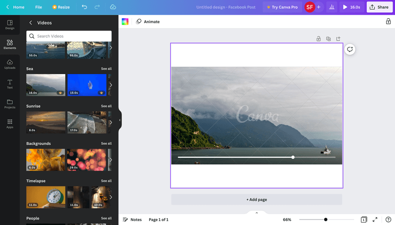 Product-led acquisition strategies: Canva watermark