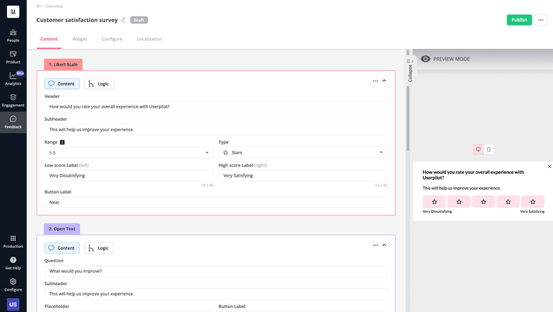 surveys increase ltv