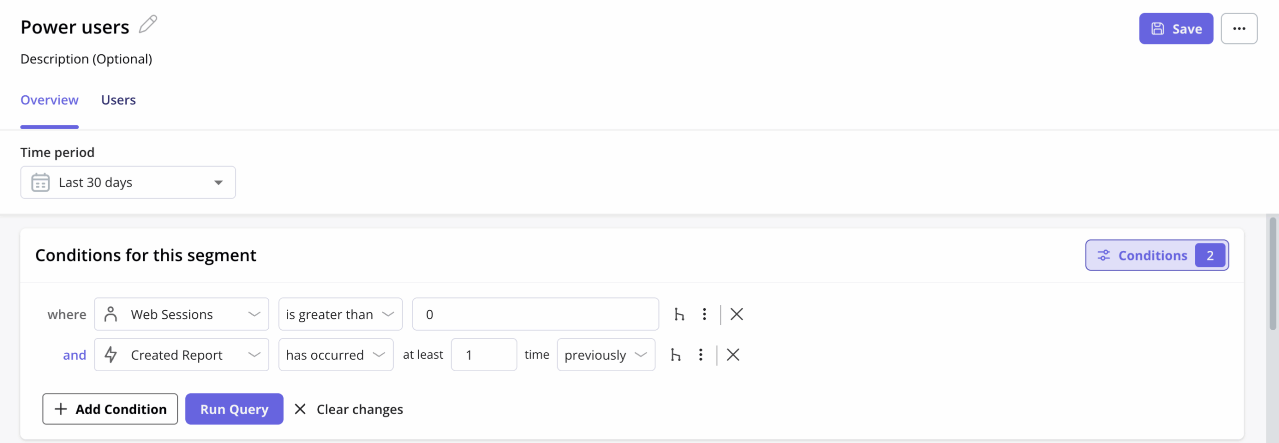 new sign ups segment in Userpilot