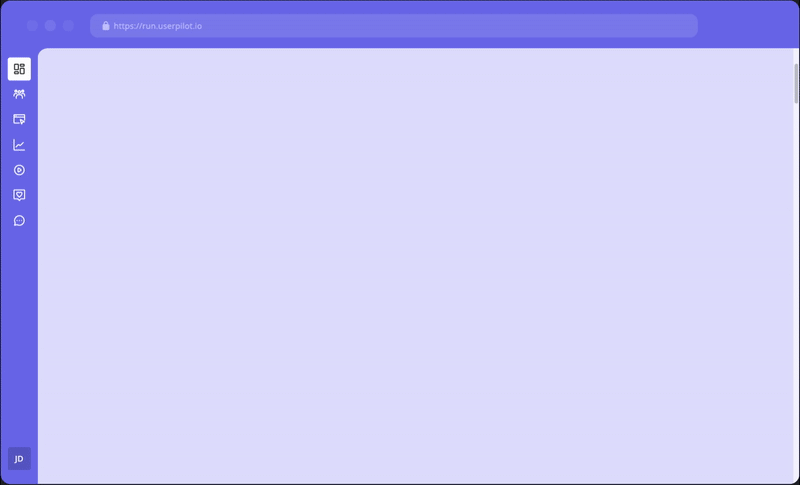 Userpilot's custom dashboard