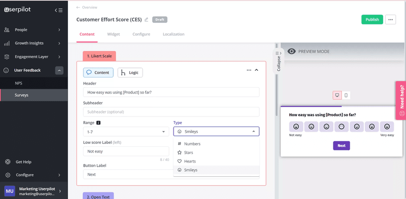 ease-of-product-use-customer-effort-score-survey-template
