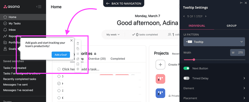 fake-door-test-tooltip-asana-human-centered-design
