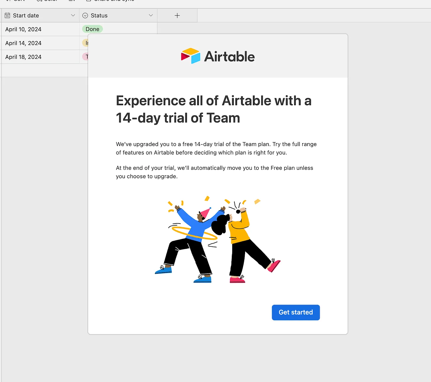 Airtable 14 day trial