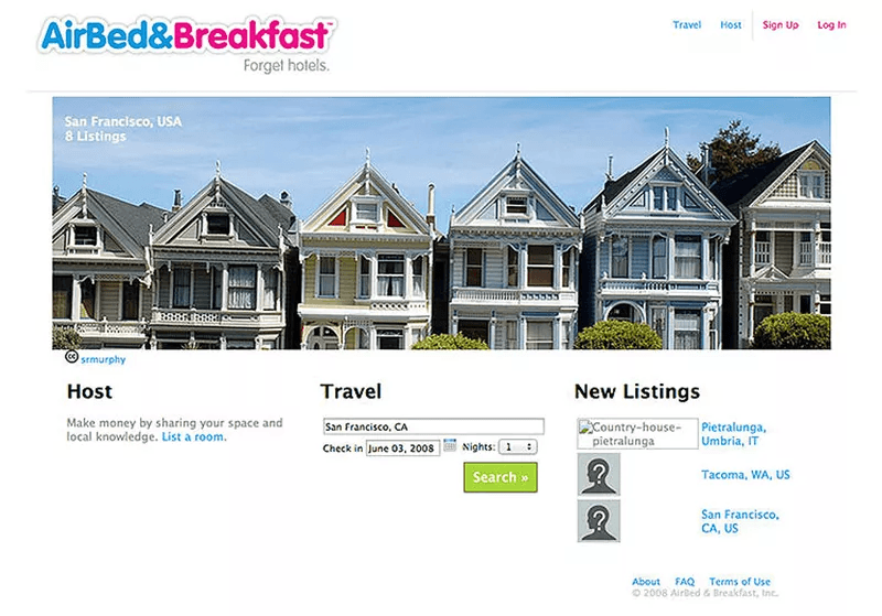 Airbnb’s MVP example.