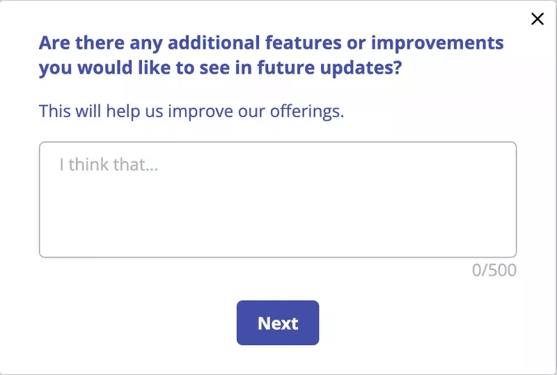 Open-ended questions can help you identify specific problems and address them.