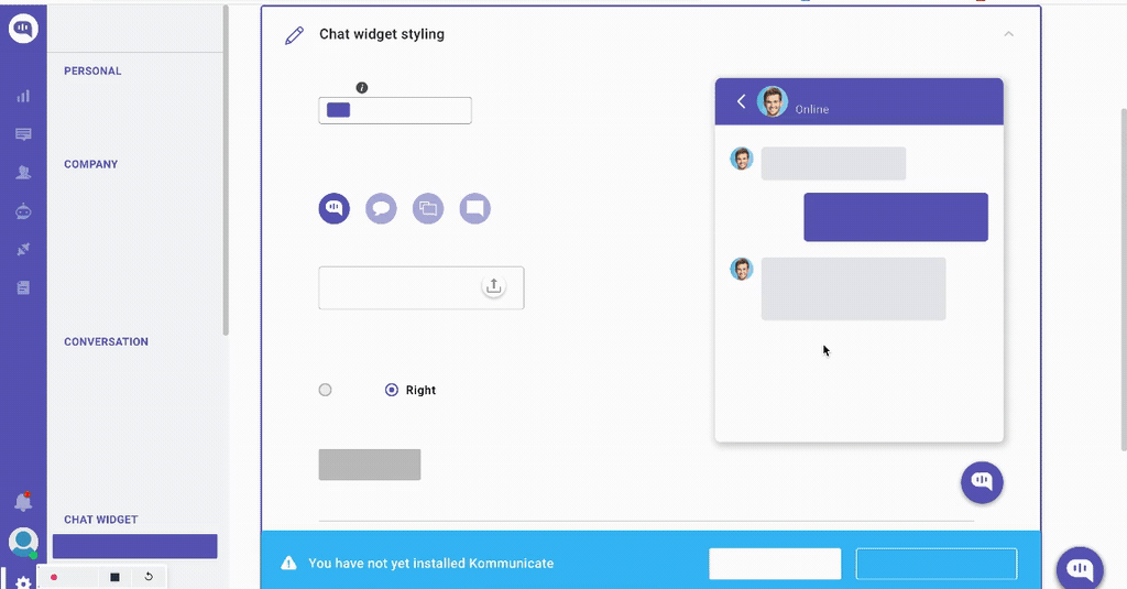 Interactive walkthrough