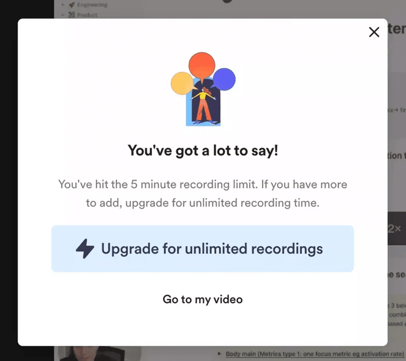 Contextual Upsell Opportunity - Loom