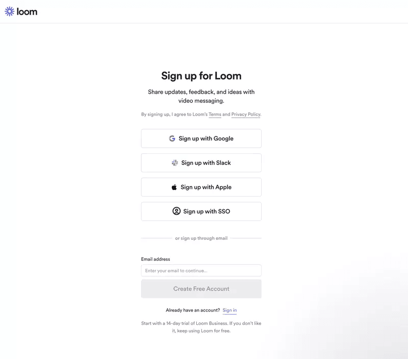 Product-led acquisition strategies: Loom SSO