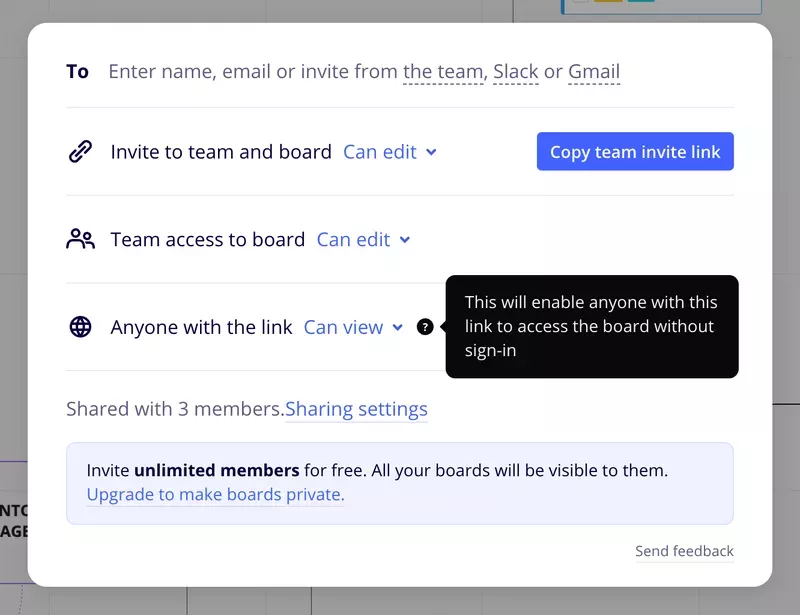 Product-led acquisition strategies: Miro sharing