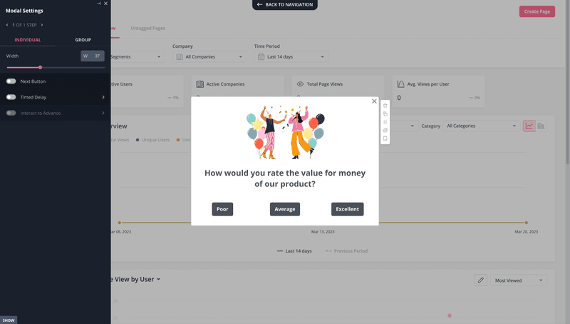 Product Evaluation Survey Questions: How would you rate the value for money for our product?