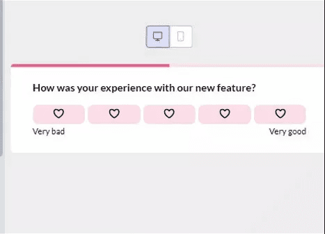 Customer pulse surveys can help you gauge customers’ experience with new features and product updates.