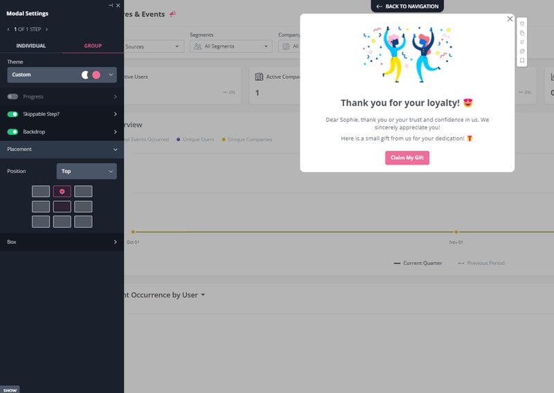 Sample rewards program