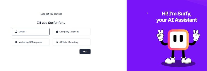 Surfer conversion path
