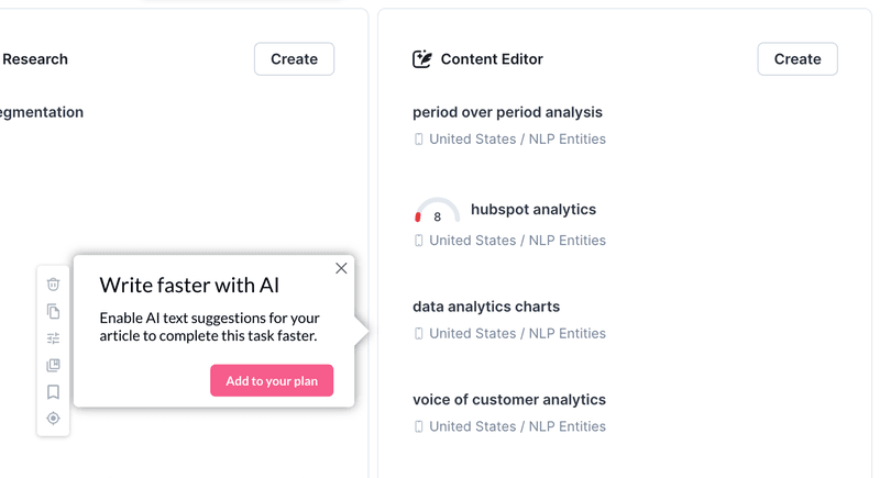 SurferSEO-in-app-tooltip-how-to-improve-cross-selling