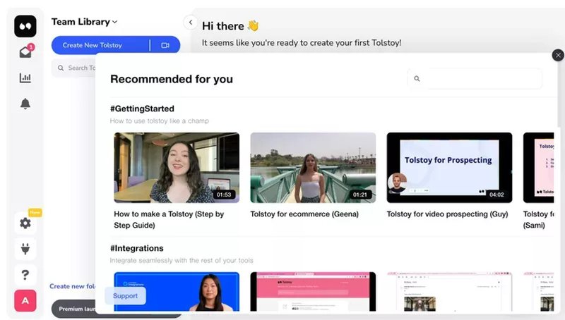 Tolstoy interactive guides