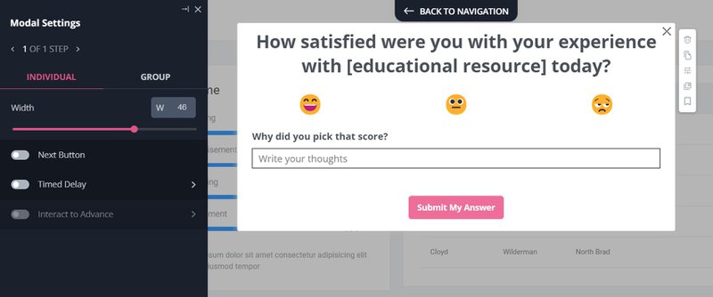 Userpilot in-app survey