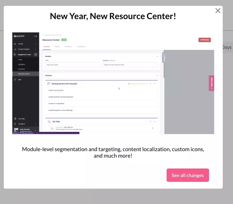 customer stickiness announcement example
