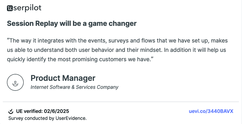 userpilot-session-replay-testimonial