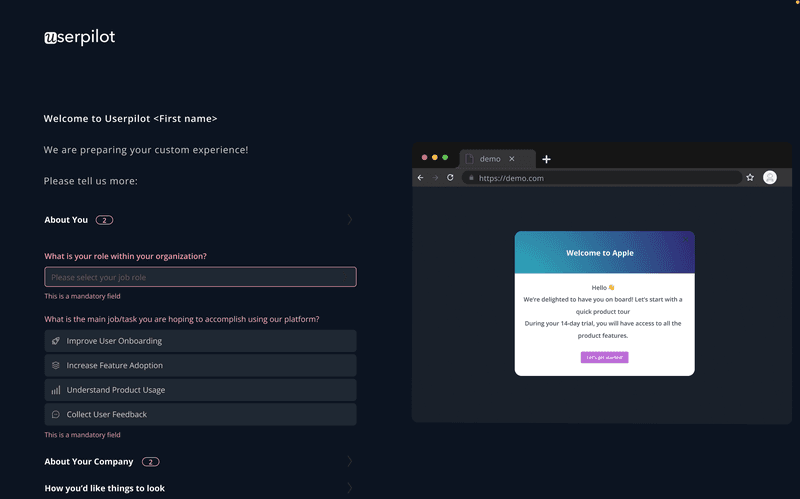 Solving issues by using session replays on Userpilot.