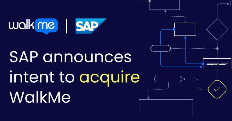 SAP-WalkMe acquisition announcement