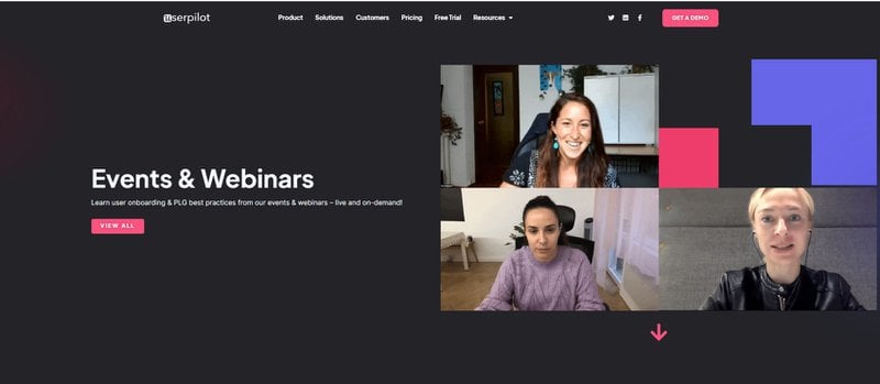 Drive customer loyalty with webinars.