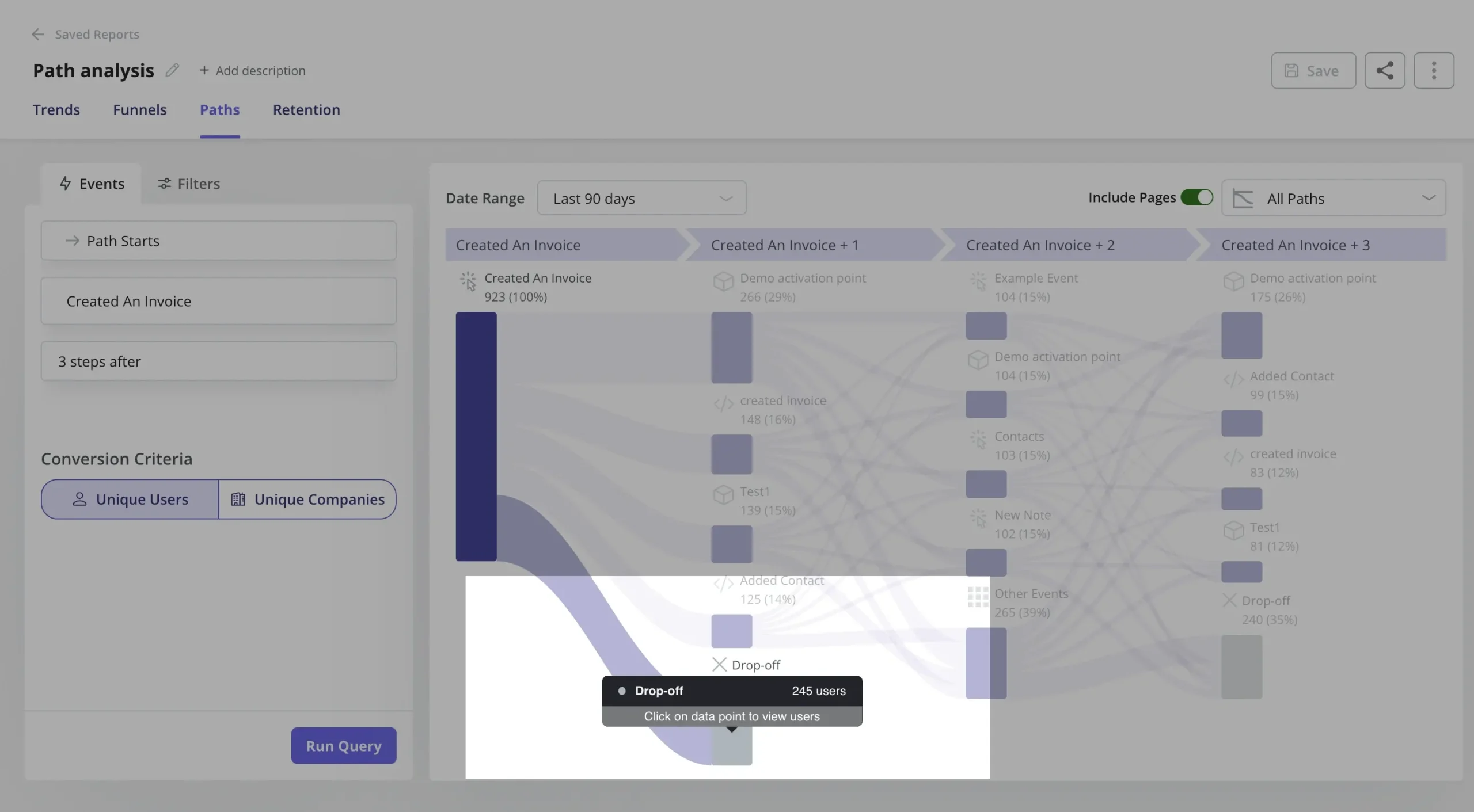 path analysis for measuring navigation UX