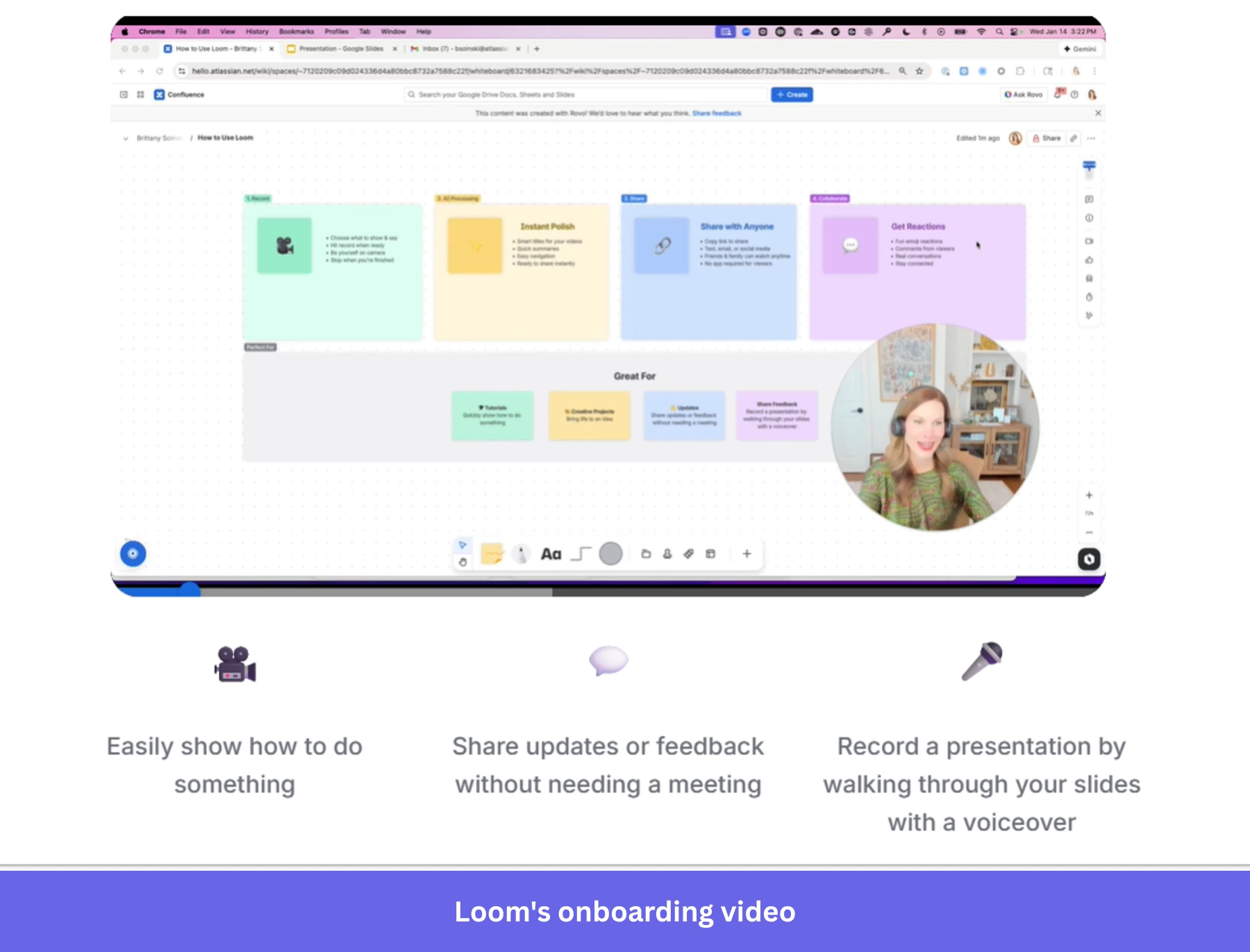 Loom's onboarding video