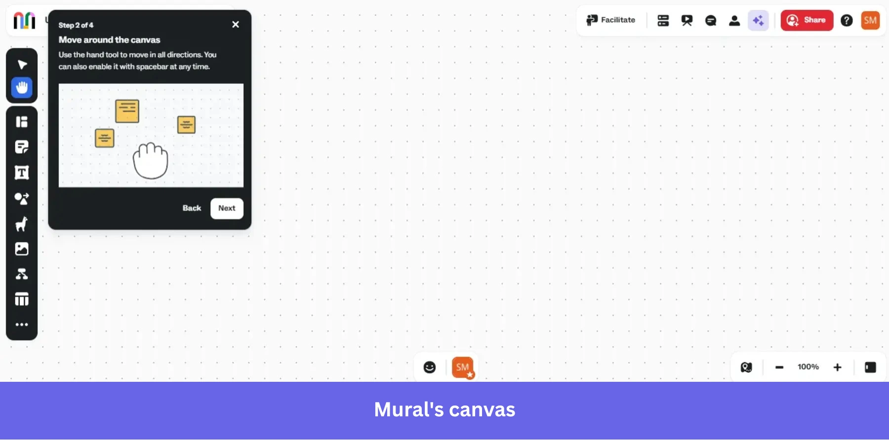 Mural collaborative canvas example
