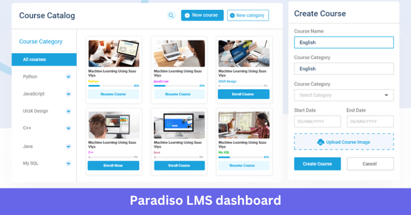 Paradiso LMS learning management system