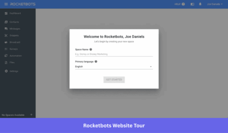 Rocketbots Website Tour