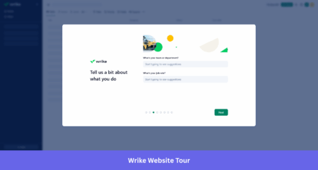 Wrike Website Tour