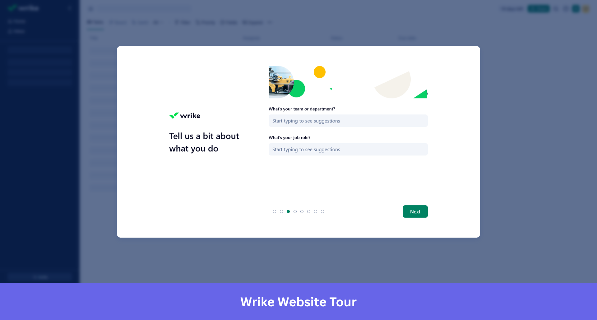 Wrike Website Tour