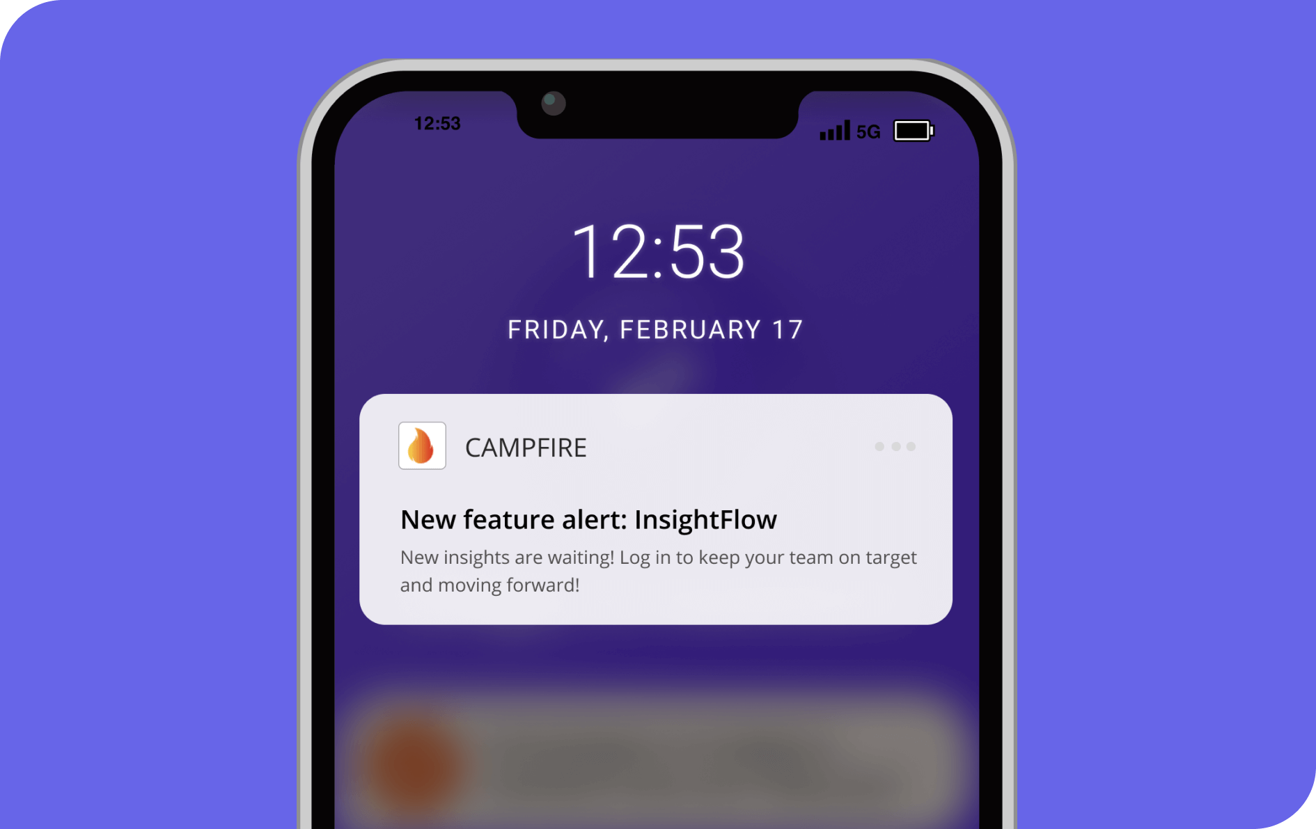 Behavior-triggered mobile push notifications configured in Userpilot