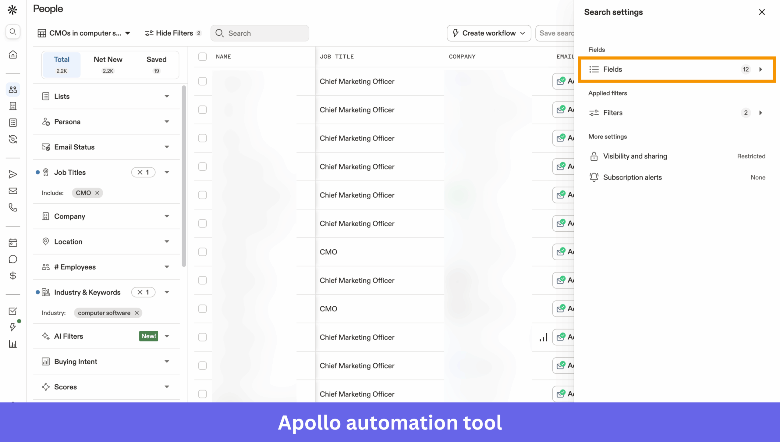 Apollo automation tool