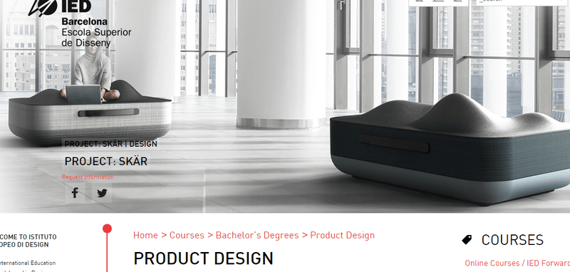 BA product design course