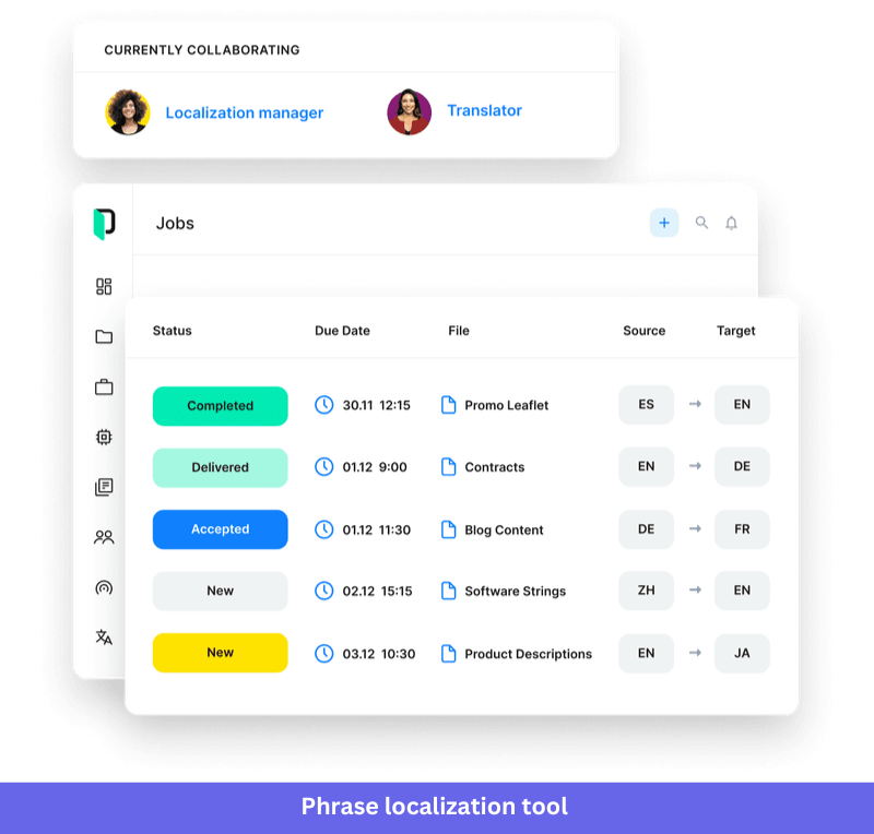 Phrase localization tool
