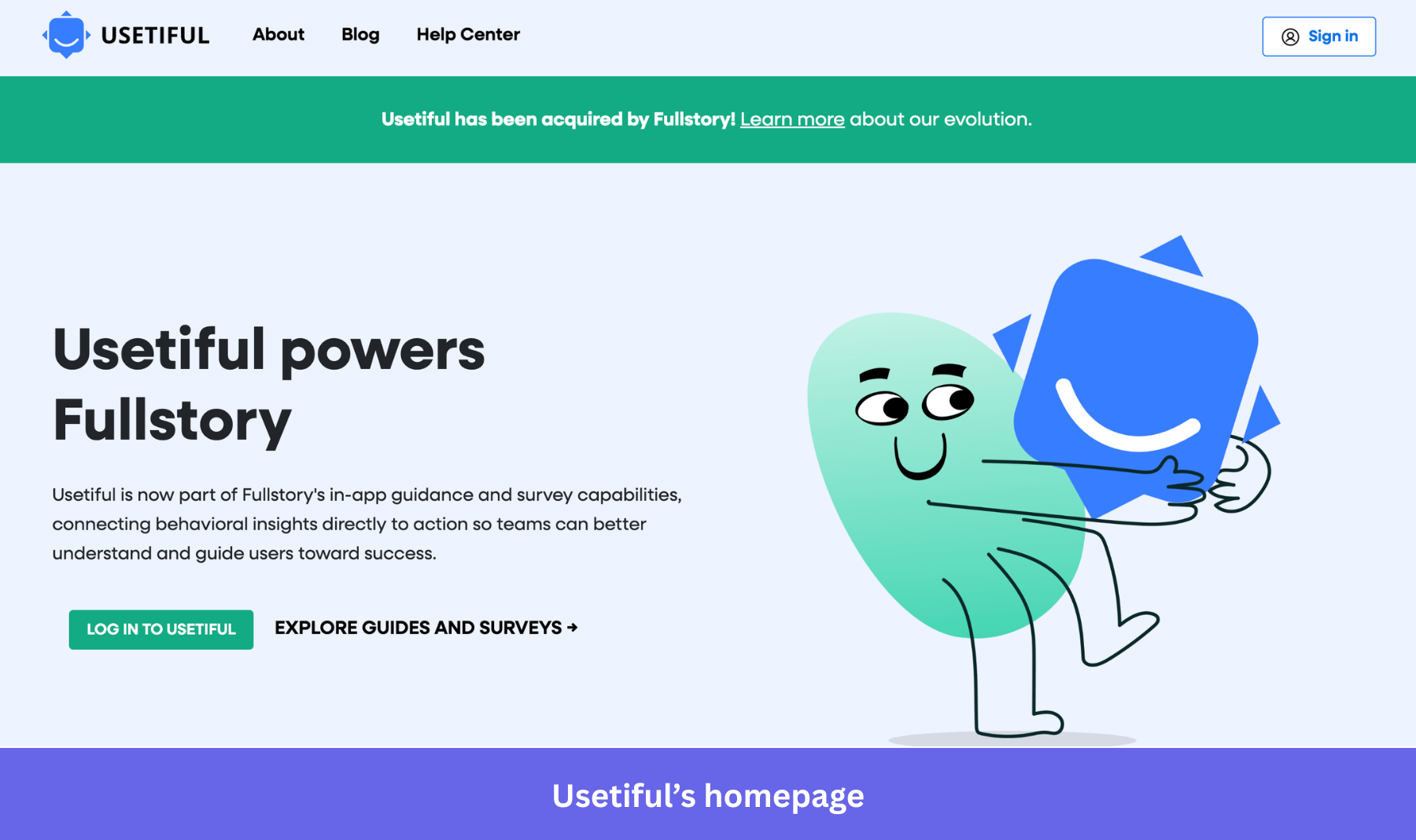 Usetiful’s homepage