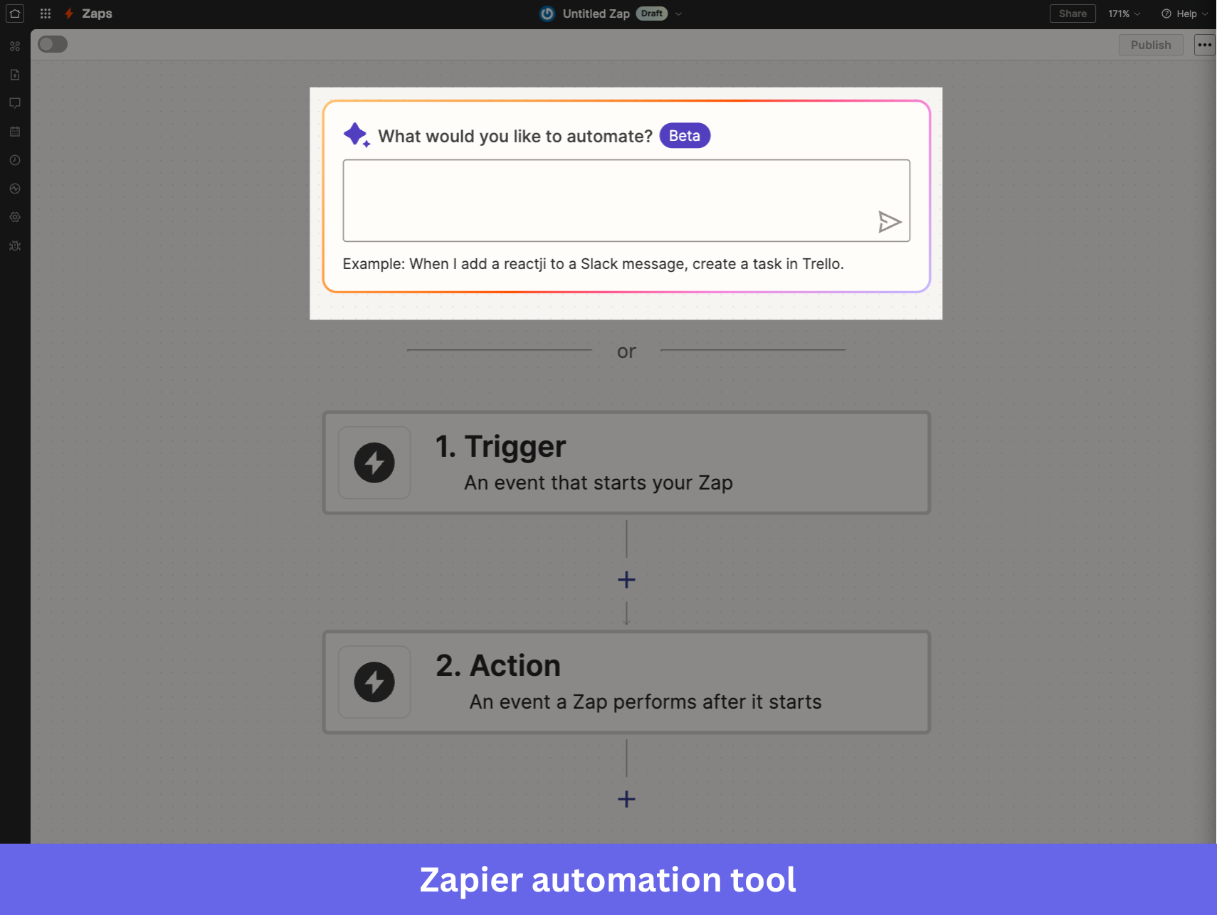 Zapier automation tool