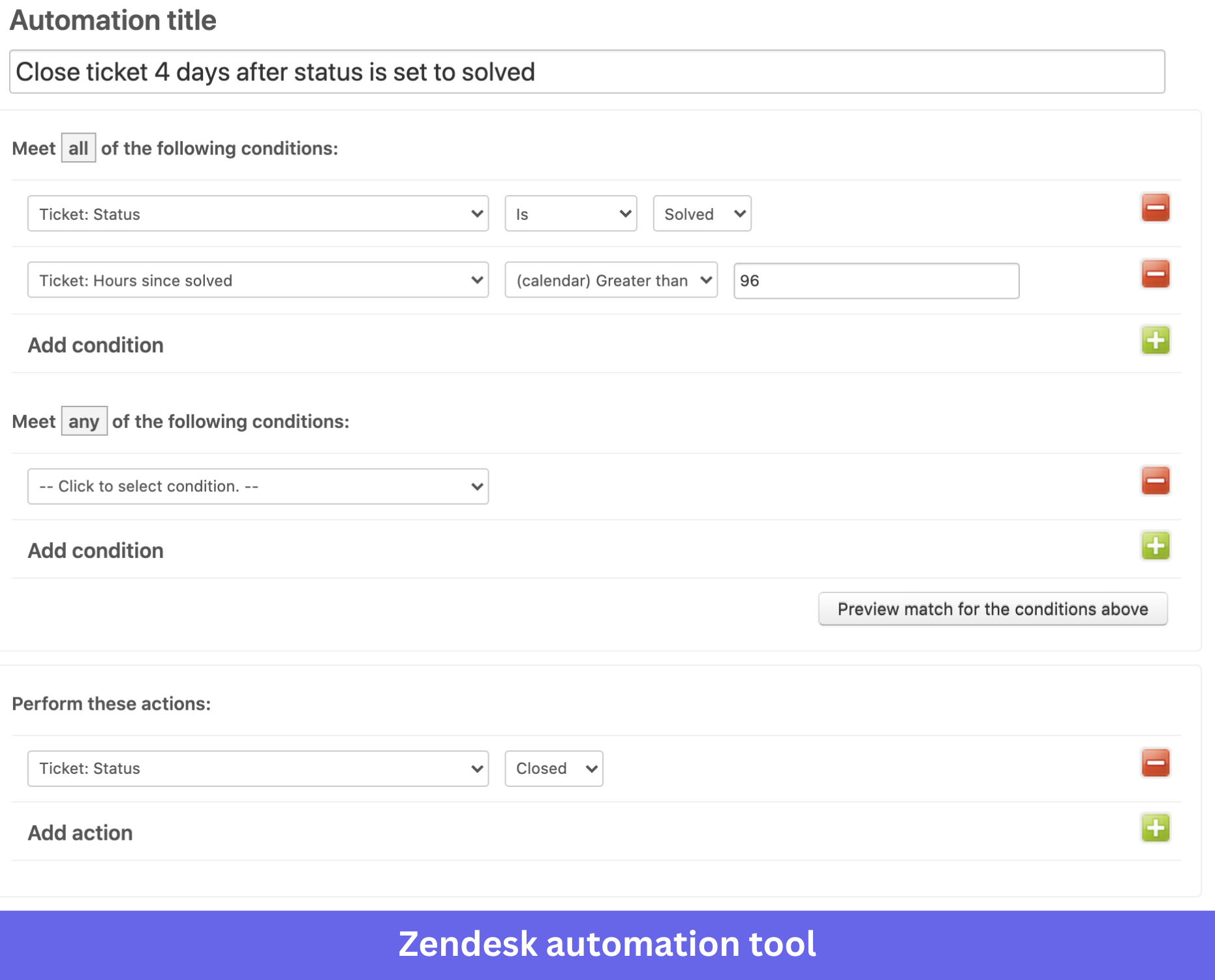 Zendesk automation tool