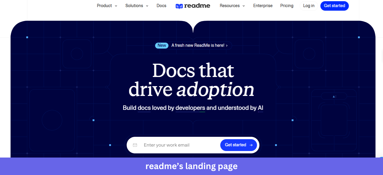 Readme landing page